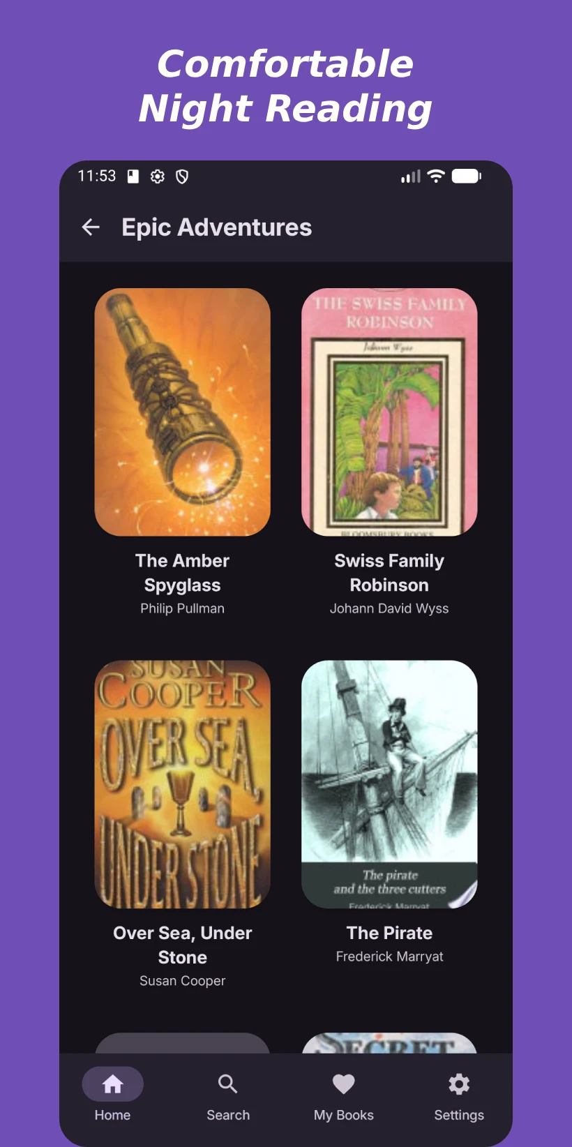 Bookshelf - Google Books screenshot