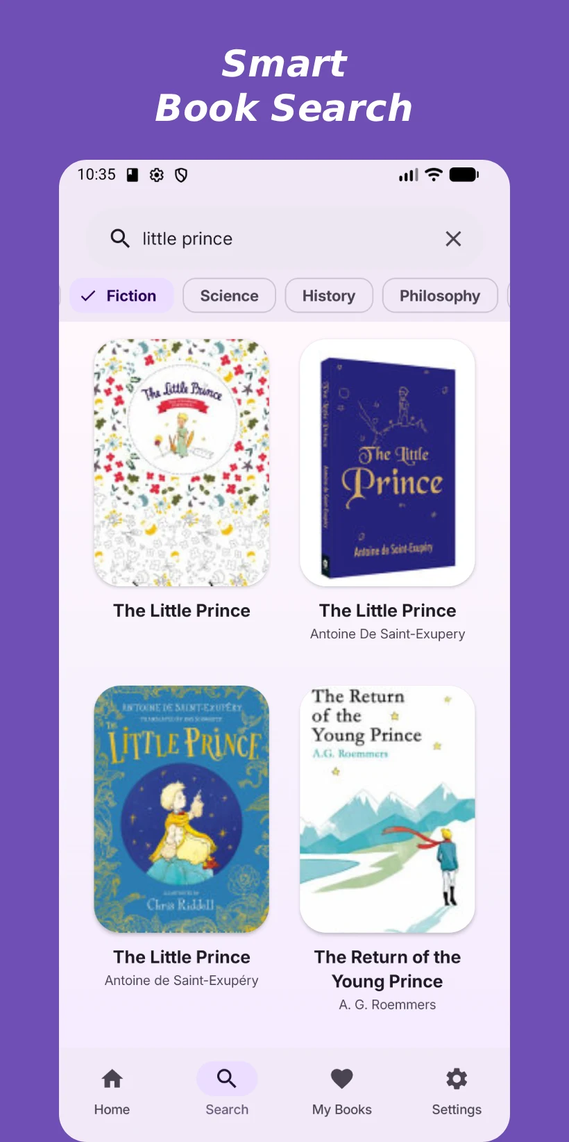 Bookshelf - Google Books screenshot